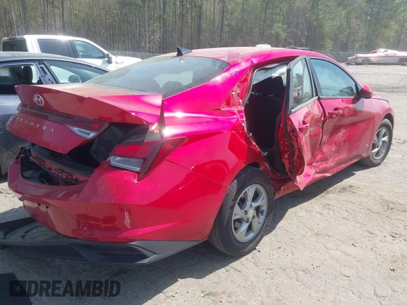 2023 Hyundai Elantra SE with VIN 5NPLL4AGXPH114494, listed as a IAAI auction lot 41898590 with 27,036 mi miles and . Bid and sale history available at DreamBid. Image 4.