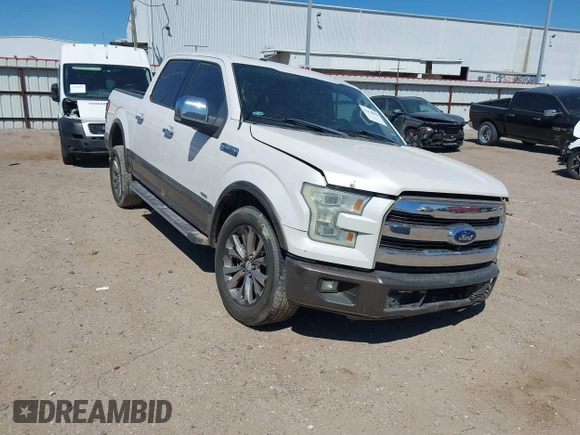 2015 Ford F-150 XL with VIN 1FTEW1CG0FKE70500, listed as a IAAI auction lot 41828045 with 170,519 mi miles. Bid and sale history available at carsss.com. Image 1.