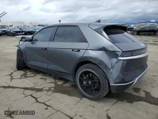 2022 Hyundai IONIQ 5 SEL with VIN KM8KNDAF5NU047945, listed as a Copart auction lot 47680913 with 28,443 mi miles. Bid and sale history available at carsss.com. Image 2.