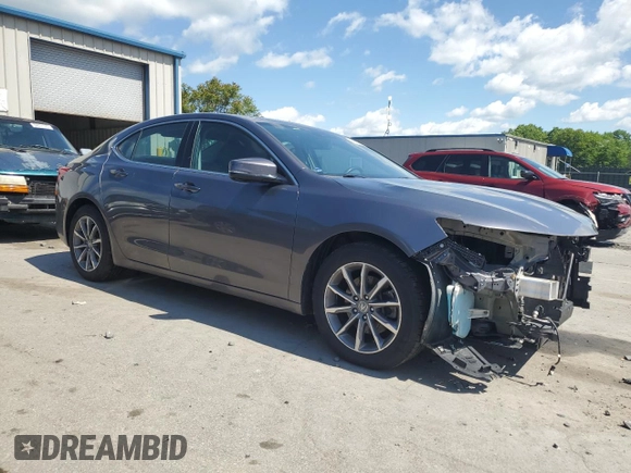 2019 Acura TLX with VIN 19UUB1F33KA003993, listed as a Copart auction lot 56458305 with 118,466 mi miles and Salvage title. Bid and sale history available at DreamBid. Image 4.