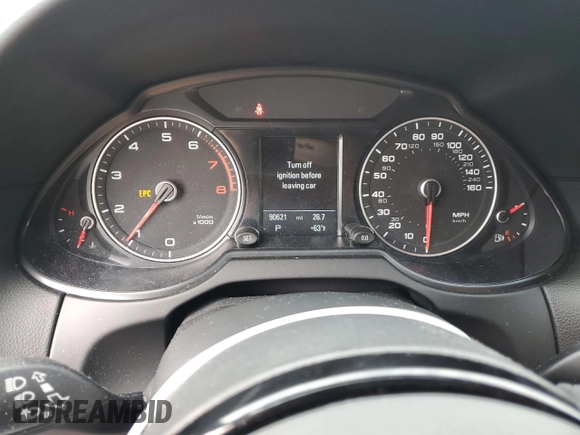 2015 Audi Q5 Premium Plus with VIN WA1LFAFP1FA008790, listed as a Copart auction lot 58053875 with 90,621 mi miles and Clean title. Bid and sale history available at DreamBid. Image 9.