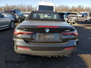 2024 BMW 4 Series 430i xDrive with VIN WBA43AT02RCP25876, listed as a Copart auction lot 86365224 with 0 mi miles and Salvage Title. Bid and sale history available at carsss.com. Image 6.