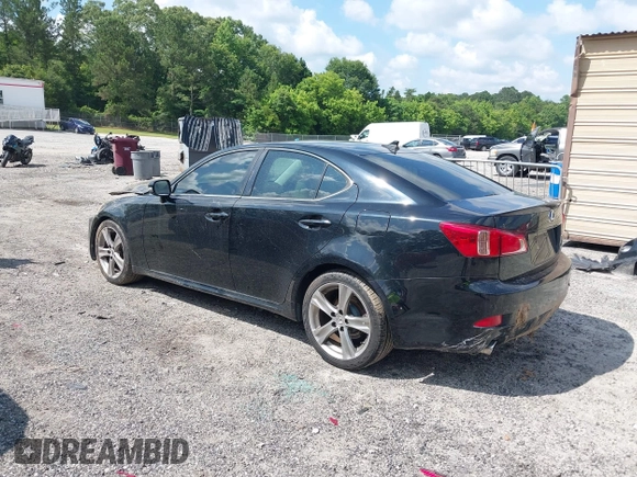 2011 Lexus IS 250 with VIN JTHBF5C22B5152447, listed as a IAAI auction lot 42445752 with 194,655 mi miles and . Bid and sale history available at DreamBid. Image 3.