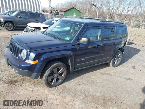 2015 Jeep Patriot High Altitude with VIN 1C4NJPFA5FD400357, listed as a IAAI auction lot 41272479 with 161,121 mi miles and . Bid and sale history available at DreamBid. Image 2.