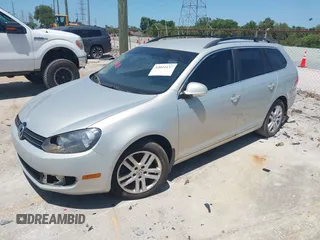 2010 Volkswagen Jetta SportWagen TDI with VIN 3VWPL7AJ5AM687879, listed as a IAAI auction lot 42051137 with 176,398 mi miles. Bid and sale history available at carsss.com. Image 2.