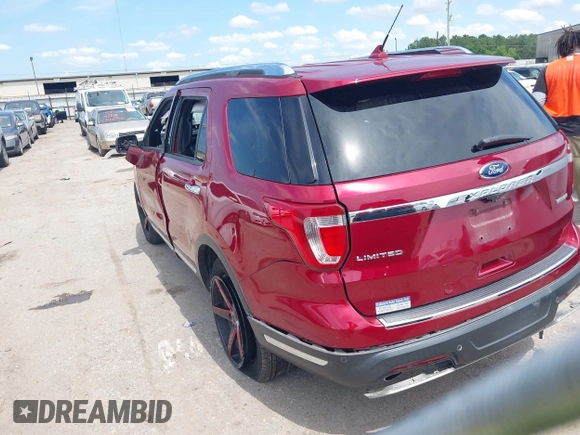 2018 Ford Explorer Limited z VIN 1FM5K7FH3JGC92656, wystawiony jako IAAI lot #42368902 z przebiegiem Nie podano mil oraz . Historia ofert i sprzedaży dostępna na DreamBid. Obrazek 3.