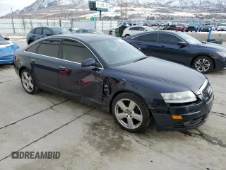 2008 Audi A6 with VIN WAUDV74F68N157537, listed as a Copart auction lot 45483575 with 126,194 mi miles and Salvage Title. Bid and sale history available at carsss.com. Image 4.