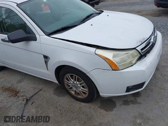 2008 Ford Focus SE with VIN 1FAHP35N08W122604, listed as a IAAI auction lot 41942030 with 89,034 mi miles. Bid and sale history available at carsss.com. Image 18.
