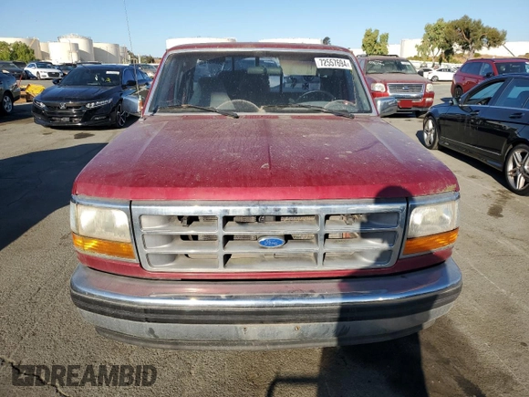 1995 Ford F-150 with VIN 1FTEX15N0SKA13561, listed as a Copart auction lot 72557694 with 192,983 mi miles and Clean Title. Bid and sale history available at carsss.com. Image 5.