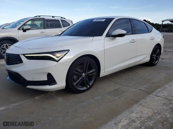 2023 Acura Integra w/A-Spec Technology Package with VIN 19UDE4H68PA011661, listed as a Copart auction lot 73848564 with 15,988 mi miles and Salvage Title. Bid and sale history available at carsss.com. Image 1.
