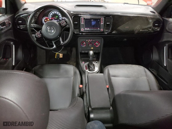 2018 Volkswagen Beetle S with VIN 3VWFD7ATXJM712902, listed as a Copart auction lot 69952994 with 43,696 mi miles and Salvage Title. Bid and sale history available at carsss.com. Image 8.