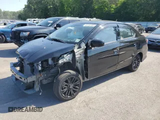 2024 Mitsubishi Mirage ES with VIN ML32FUFJ3RHF05629, listed as a Copart auction lot 60134185 with 43,269 mi miles and Salvage title. Bid and sale history available at DreamBid. Image 1.