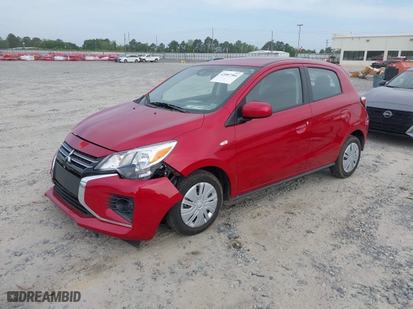 2024 Mitsubishi Mirage ES with VIN ML32AUHJ6RH014416, listed as a IAAI auction lot 42087384 with 17,209 mi miles. Bid and sale history available at carsss.com. Image 18.