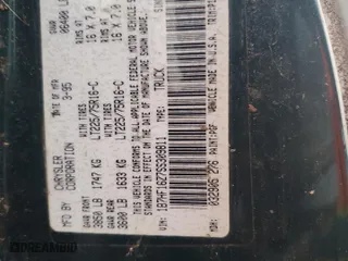 1995 Dodge Ram 1500 with VIN 1B7HF16Z7SS309811, listed as a Copart auction lot 76067494 with 134,643 mi miles and Salvage Title. Bid and sale history available at carsss.com. Image 12.