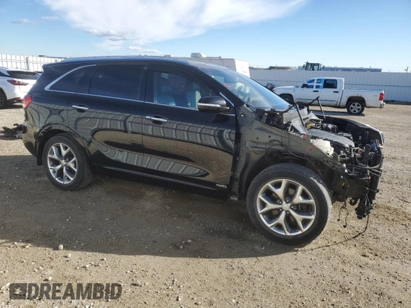2018 Kia Sorento SX with VIN 5XYPKDA55JG371984, listed as a Copart auction lot 76609074 with 88,350 mi miles and Salvage Title. Bid and sale history available at DreamBid. Image 4.