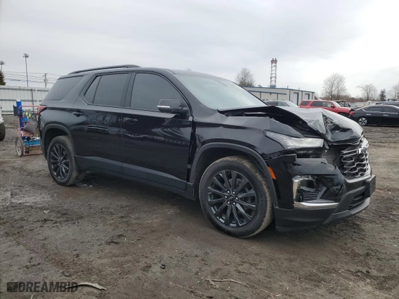 2023 Chevrolet Traverse RS with VIN 1GNEVJKW7PJ239944, listed as a Copart auction lot 43608455 with 26,806 mi miles and Salvage Title. Bid and sale history available at carsss.com. Image 4.