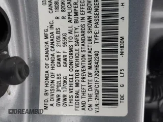 2016 Honda Civic Sedan EX-L with VIN 2HGFC1F72GH642240, listed as a Copart auction lot 87578625 with 94,715 mi miles and Salvage Title. Bid and sale history available at carsss.com. Image 13.