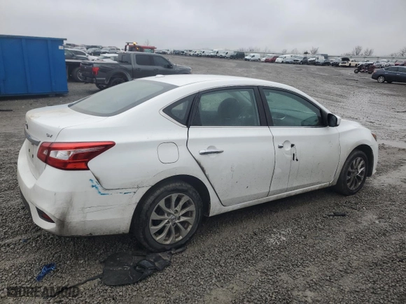 2018 Nissan Sentra S with VIN 3N1AB7AP4JY244554, listed as a Copart auction lot 44511945 with 168,368 mi miles and Salvage Title. Bid and sale history available at carsss.com. Image 3.