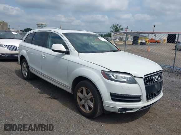 2015 Audi Q7 Premium Plus with VIN WA1LGBFE1FD004786, listed as a IAAI auction lot 42726311 with 245,611 mi miles and . Bid and sale history available at DreamBid. Image 1.