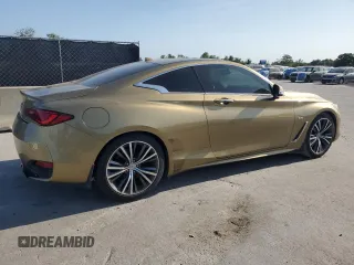 2018 Infiniti Q60 Luxe with VIN JN1EV7EK8JM340729, listed as a Copart auction lot 54689855 with 76,347 mi miles and Clean Title. Bid and sale history available at carsss.com. Image 4.