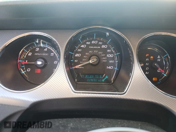 2012 Ford Taurus SHO with VIN 1FAHP2KT7CG102382, listed as a Copart auction lot 74598744 with 229,650 mi miles and Non repairable. Bid and sale history available at DreamBid. Image 9.