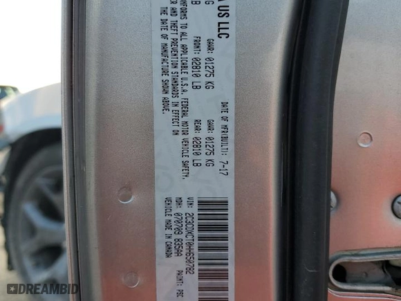 2017 Dodge Charger R/T with VIN 2C3CDXCT0HH650782, listed as a Copart auction lot 78102454 with 137,279 mi miles and Salvage Title. Bid and sale history available at carsss.com. Image 13.