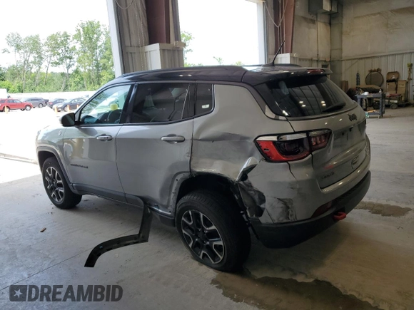 2021 Jeep Compass Trailhawk с VIN 3C4NJDDBXMT553298, выставлен на аукционе Copart как лот 64293165 с пробегом 64 217 миль миль и Списание • Salvage title. История ставок и продаж доступна на DreamBid. Изображение 2.