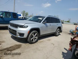 2021 Jeep Grand Cherokee Limited z VIN 1C4RJKBG2M8118102, wystawiony jako Copart lot #54434195 z przebiegiem 42 515 mil mil oraz Szkoda całkowita • Salvage title. Historia ofert i sprzedaży dostępna na DreamBid. Obrazek 1.