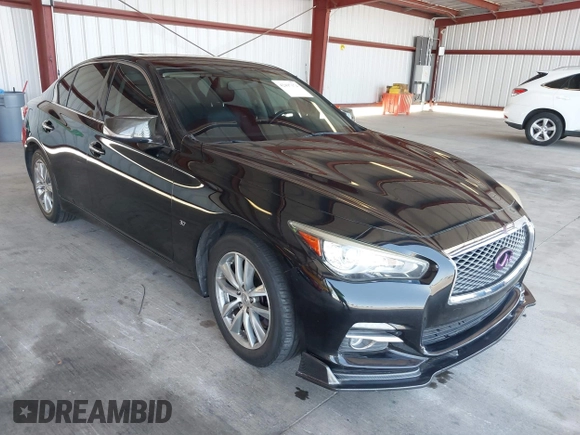 2015 Infiniti Q50 z VIN JN1BV7AR9FM400238, wystawiony jako IAAI lot #42497174 z przebiegiem 69 935 mil mil oraz . Historia ofert i sprzedaży dostępna na DreamBid. Obrazek 1.