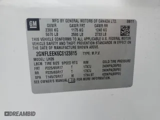 2012 Chevrolet Equinox LT w/1LT with VIN 2GNFLEEK6C6123815, listed as a Copart auction lot 50216805 with 149,146 mi miles and Salvage Title. Bid and sale history available at carsss.com. Image 15.