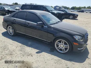 2014 Mercedes-Benz C 250 Sport with VIN WDDGF4HB9EA954117, listed as a Copart auction lot 59468405 with 132,028 mi miles and Salvage title. Bid and sale history available at DreamBid. Image 4.