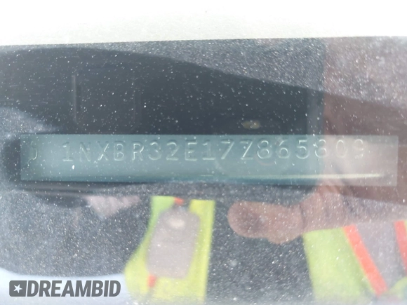 2007 Toyota Corolla CE с VIN 1NXBR32E17Z865809, выставлен на аукционе IAAI как лот 42242601 с пробегом 153 754 миль миль и . История ставок и продаж доступна на DreamBid. Изображение 9.