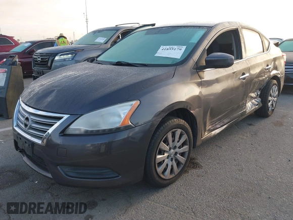2014 Nissan Sentra SV z VIN 3N1AB7AP5EY305173, wystawiony jako IAAI lot #41855179 z przebiegiem 119 614 mil mil oraz . Historia ofert i sprzedaży dostępna na DreamBid. Obrazek 2.