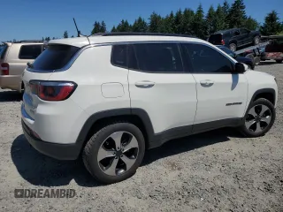 2017 Jeep Compass Latitude z VIN 3C4NJDBB4HT689452, wystawiony jako Copart lot #58602305 z przebiegiem 35 625 mil mil oraz Szkoda całkowita • Salvage title. Historia ofert i sprzedaży dostępna na DreamBid. Obrazek 3.