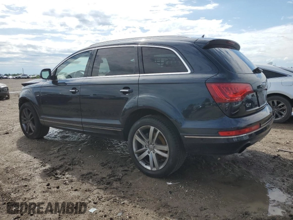 2012 Audi Q7 Premium Plus with VIN WA1LGAFE6CD000593, listed as a Copart auction lot 56414825 with 163,210 mi miles and Clean title. Bid and sale history available at DreamBid. Image 2.