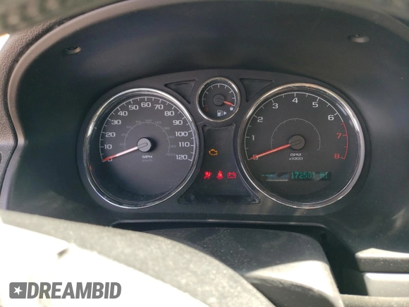 2010 Chevrolet Cobalt 1LT with VIN 1G1AD1F57A7129078, listed as a Copart auction lot 50344685 with 172,501 mi miles and Salvage Title. Bid and sale history available at DreamBid. Image 9.