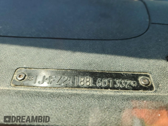2008 Jeep Wrangler X with VIN 1J4FZ24188L607332, listed as a Copart auction lot 54507785 with 184,153 mi miles and Salvage title. Bid and sale history available at DreamBid. Image 13.