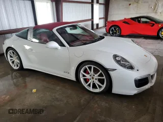 2018 Porsche 911 4S with VIN WP0BB2A92JS134509, listed as a Copart auction lot 74336854 with 26,418 mi miles and Non Repairable. Bid and sale history available at carsss.com. Image 4.