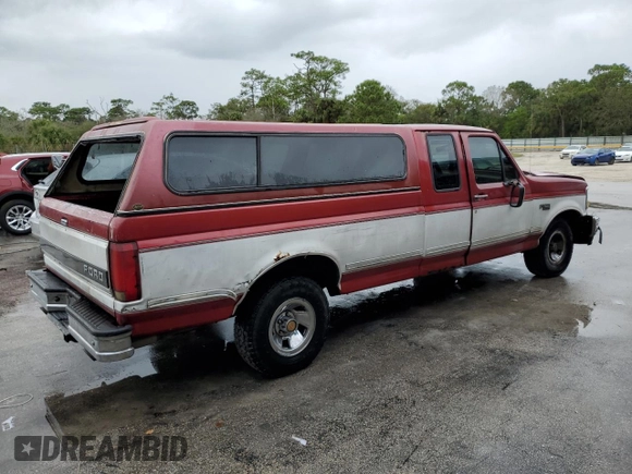 1992 Ford F-150 with VIN 1FTEX15N7NKB90791, listed as a Copart auction lot 86309504 with Not Provided miles and Salvage Title. Bid and sale history available at carsss.com. Image 3.