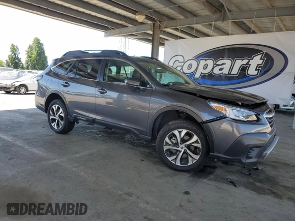 2022 Subaru Outback Limited with VIN 4S4BTAMCXN3215249, listed as a Copart auction lot 56157475 with 36,110 mi miles and Salvage title. Bid and sale history available at DreamBid. Image 4.