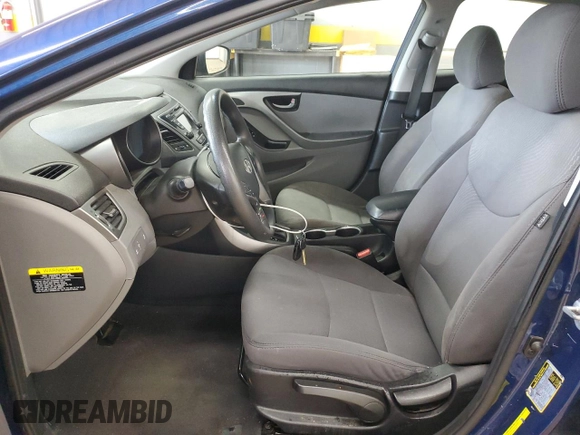 2016 Hyundai Elantra SE with VIN 5NPDH4AE1GH742917, listed as a Copart auction lot 60426485 with 129,078 mi miles and Salvage title. Bid and sale history available at DreamBid. Image 7.