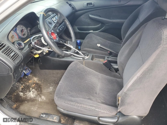 2001 Honda Civic LX with VIN 1HGEM21511L124716, listed as a Copart auction lot 73473944 with 0 mi miles and Salvage Title. Bid and sale history available at carsss.com. Image 7.