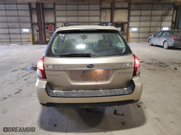 2008 Subaru Outback (Natl) i with VIN 4S4BP61C787339479, listed as a Copart auction lot 44215595 with 141,712 mi miles and Salvage Title. Bid and sale history available at carsss.com. Image 6.