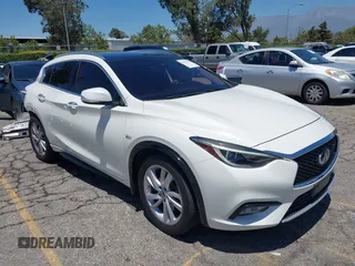 2018 Infiniti QX30 Premium with VIN SJKCH5CP5JA006199, listed as a IAAI auction lot 42673215 with 107,294 mi miles and . Bid and sale history available at DreamBid. Image 1.