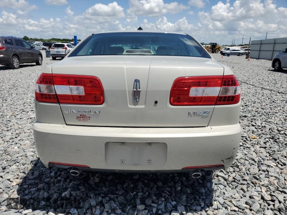 2007 Lincoln MKZ z VIN 3LNHM26T47R672606, wystawiony jako Copart lot #60527425 z przebiegiem 53 881 mil mil oraz Szkoda całkowita • Salvage title. Historia ofert i sprzedaży dostępna na DreamBid. Obrazek 6.