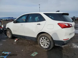 2019 Chevrolet Equinox LS with VIN 3GNAXHEV3KS606558, listed as a Copart auction lot 46854435 with 97,351 mi miles and Salvage Title. Bid and sale history available at carsss.com. Image 2.