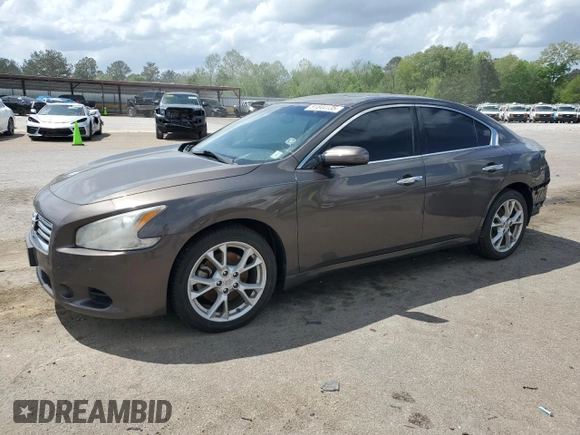 2014 Nissan Maxima SV with VIN 1N4AA5AP1EC456689, listed as a Copart auction lot 51844135 with 183,802 mi miles and Salvage Title. Bid and sale history available at DreamBid. Image 1.