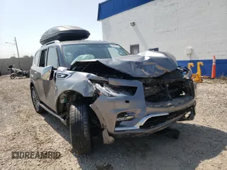 2019 Infiniti QX80 Luxe z VIN JN8AZ2NEXK9238239, wystawiony jako Copart lot #50644491 z przebiegiem Nie podano mil oraz Szkoda całkowita • Salvage title. Historia ofert i sprzedaży dostępna na DreamBid. Obrazek 1.