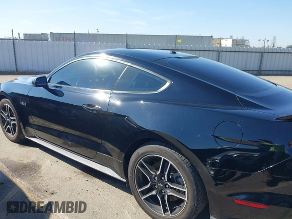 2019 Ford Mustang GT with VIN 1FA6P8CF5K5181483, listed as a IAAI auction lot 42012641 with 23,317 mi miles. Bid and sale history available at carsss.com. Image 14.