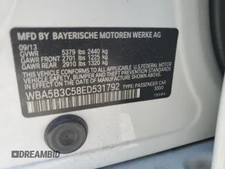 2014 BMW 5 Series 535i xDrive с VIN WBA5B3C58ED531792, выставлен на аукционе Copart как лот 58132715 с пробегом 138 120 миль миль и Чистый • Clean title. История ставок и продаж доступна на DreamBid. Изображение 12.